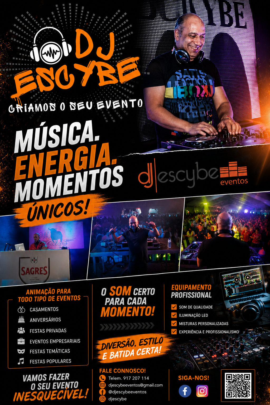 Dj Escybe Eventos - Golegã - Alquiler de equipos de sonido para eventos
