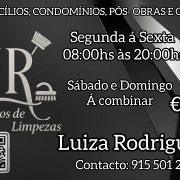 Luiza Rodrigues - Sintra - Limpeza de Espaço Comercial
