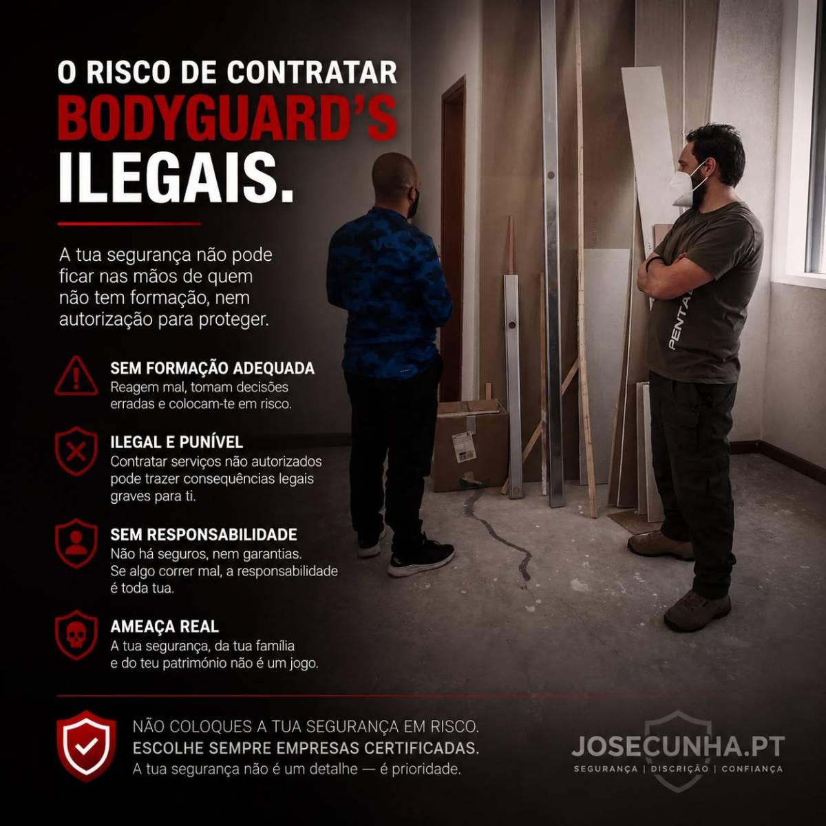 josecunha.pt - Ílhavo - Wachdienst / Sicherheitsdienst
