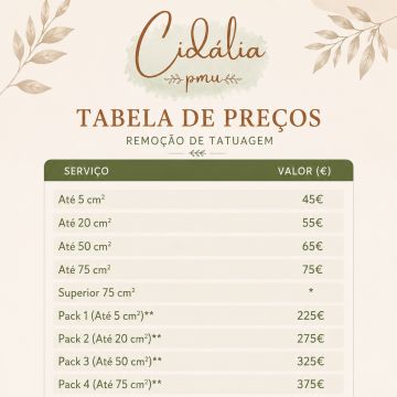 Cidália pmu - Seixal - Tratamento Facial