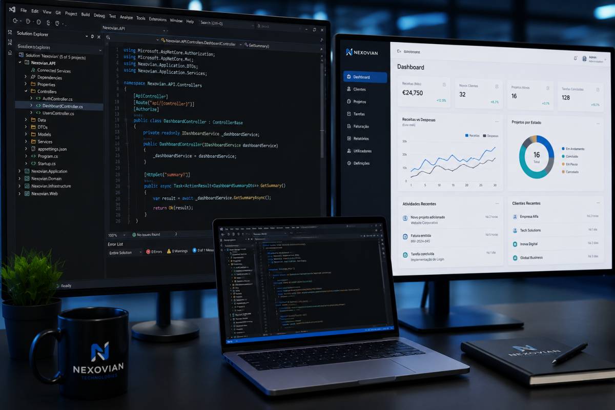 Nexovian-Technologies - Viseu - Assistance réseaux et systèmes