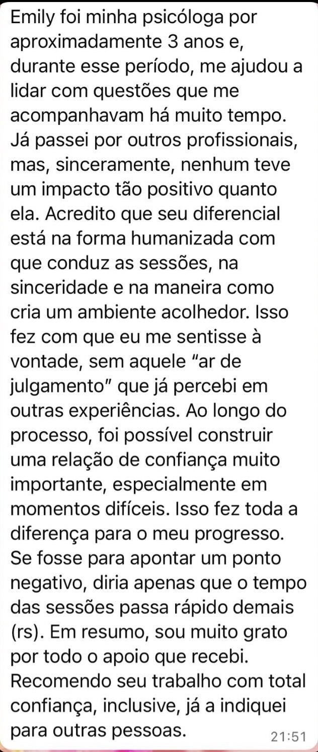 Emily Banks Xavier - Loures - Psicología