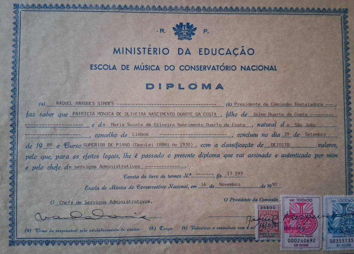 Patrícia Costa - Tavira - Aulas de Harpa