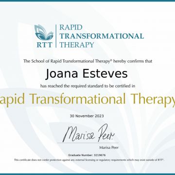 Joana Esteves Hipnoterapeuta- Holistic Transformational Center - Sintra - Terapia de Bowen