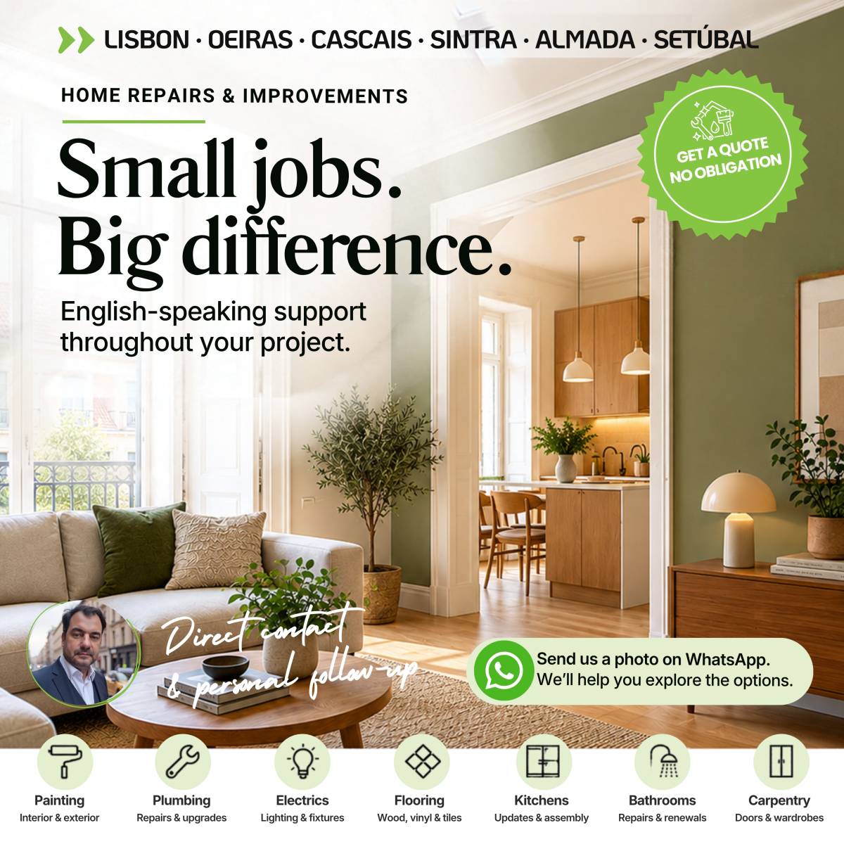 CasaRepair.pt — Reparações e Remodelações - Oeiras - Bauabdichtung