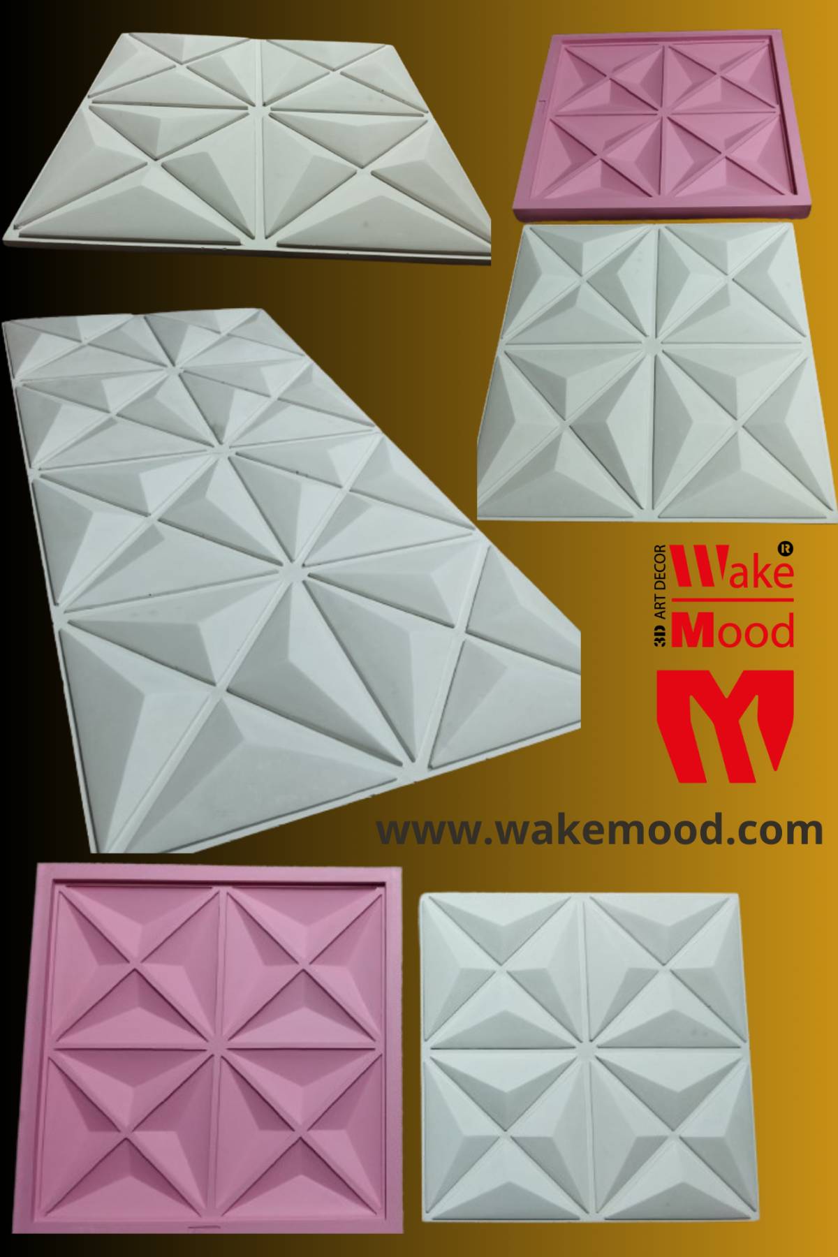 Wake Mood - 3D Art Decor - Batalha - Muralist