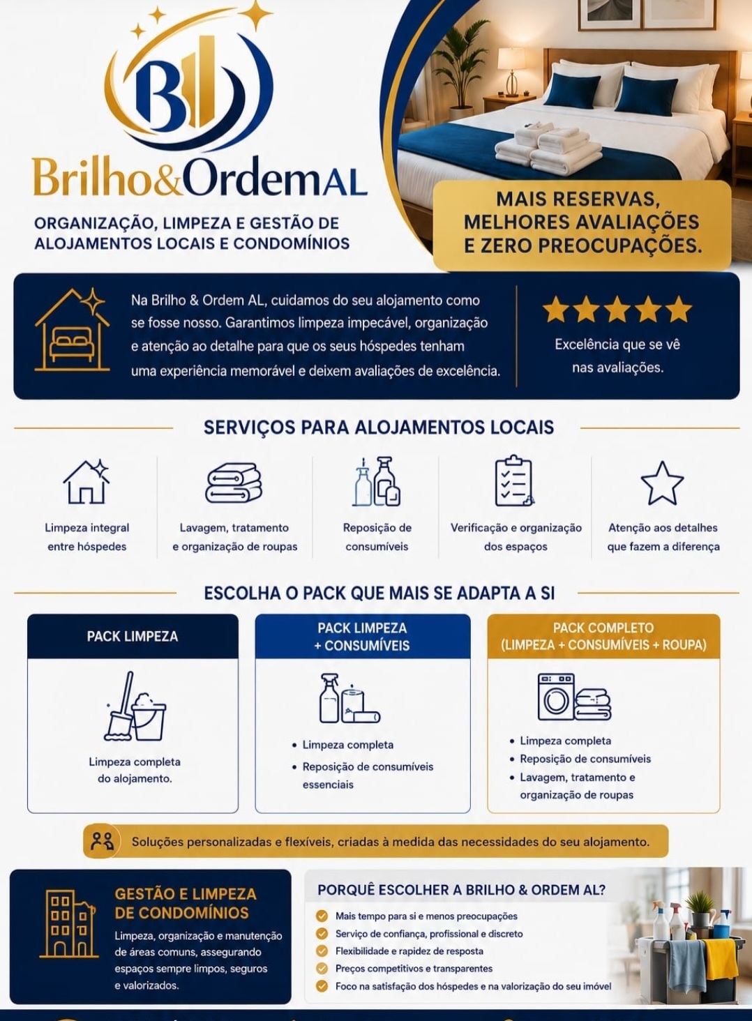 Brilho&Ordem AL - Bragança - Grundreinigung oder Frühjahrsputz