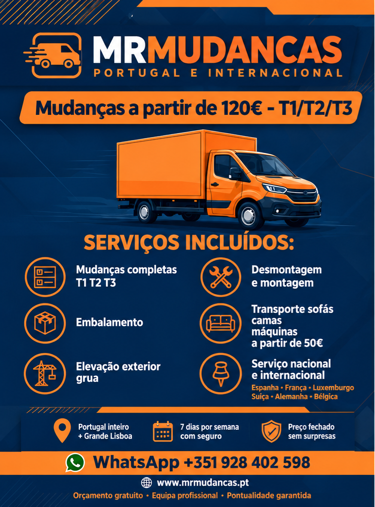 Mr mudancas transportes e reformas em geral - Almada - Deep or Spring Cleaning