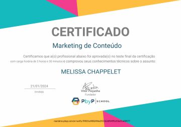 Melissa Chappelet - Portimão - Editing
