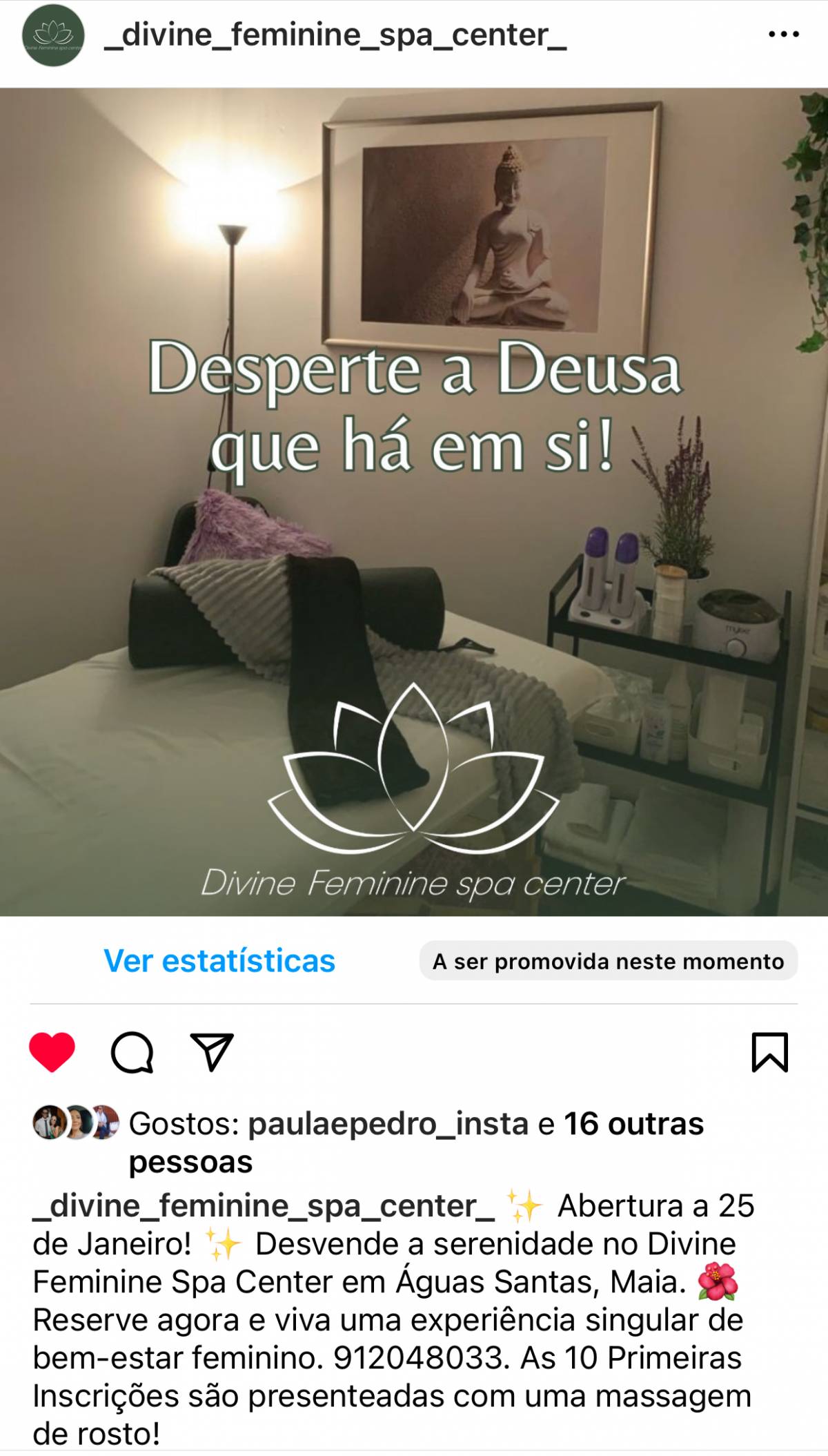 Divine Feminine Spa Center - Maia - Massagem Terapêutica