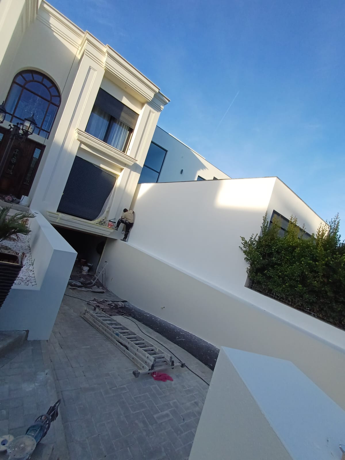 André Paulino - Olhão - Construction de mur intérieur