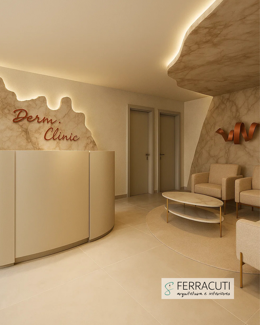 Ferracuti Arquitetura e Interiores - Maia - Architecture d'intérieur