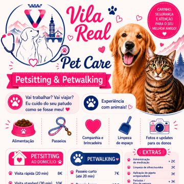 Andreia Raquel - Vila Real - Banhos e Tosquias para Animais