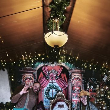 Pai Natal (Zona Norte Portugal) - Ponte de Lima - Estatuas humanas