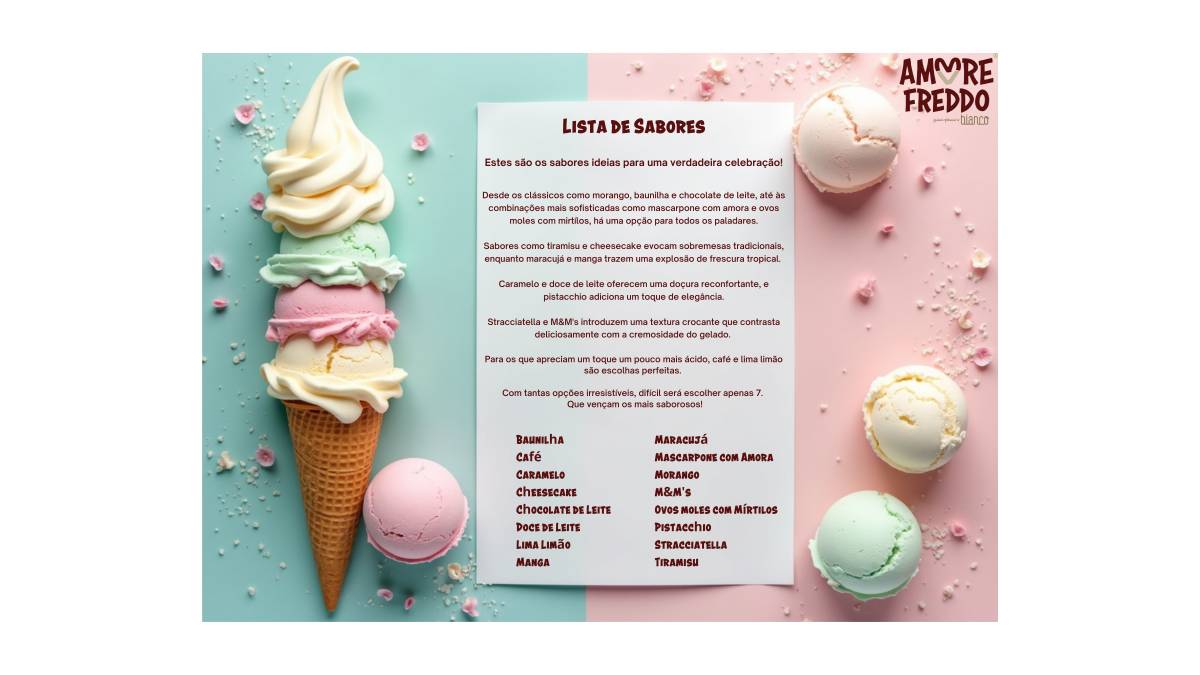 Amore Freddo - Gelados Artesanais - Pombal - Gastronomy and Service Rentals