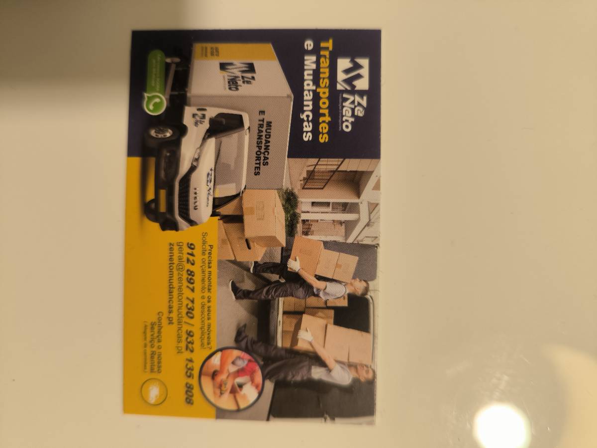 Zé Neto transporte e mudanças - Cascais - Aluguer de Autocarro para Festas