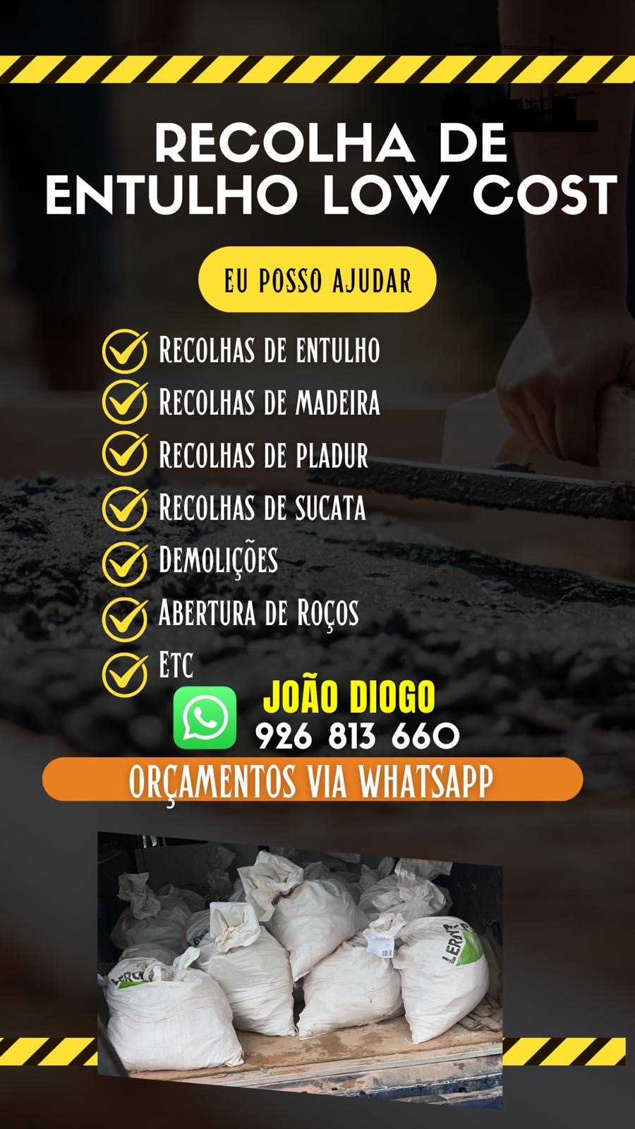 Recolha de entulho lowcost - Odivelas - Asbestsanierung