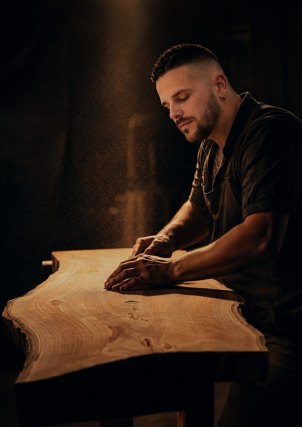 João Neto - Portimão - Retouche de sol en bois