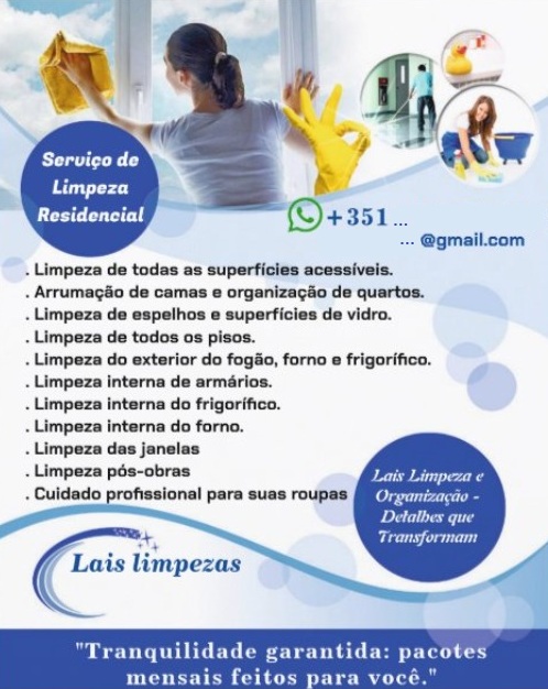 Lais - Amadora - Organisation de la maison