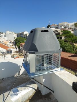 Unilimpeza Algarve eficiência movimento - Portimão - Instalação de Ventoinha