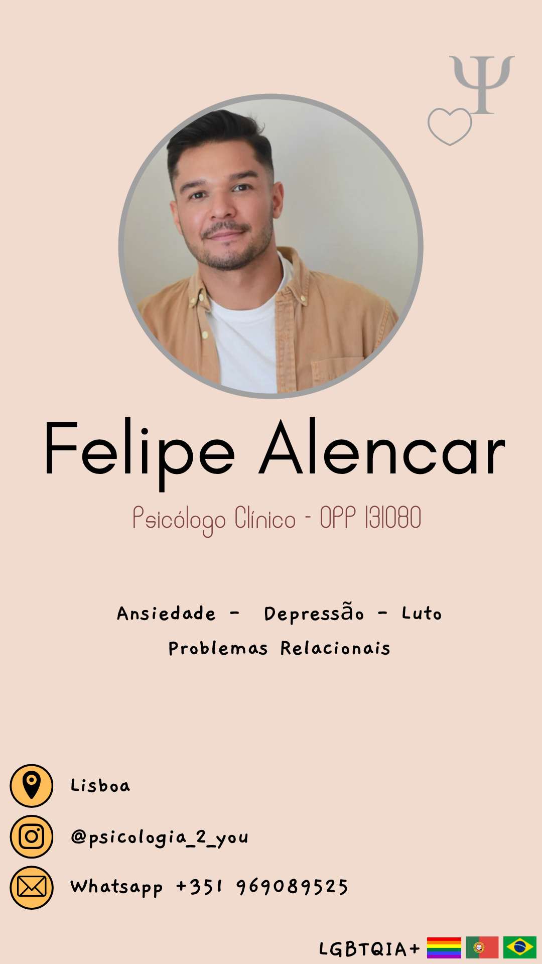 Felipe Alencar - Lisboa - Sessão de Psicoterapia