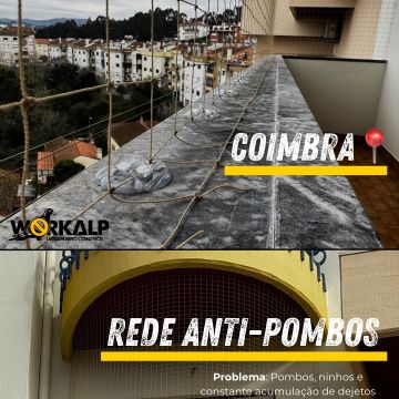 AntiPombos.pt - Workalp Bird Control - Anadia - Reinigung