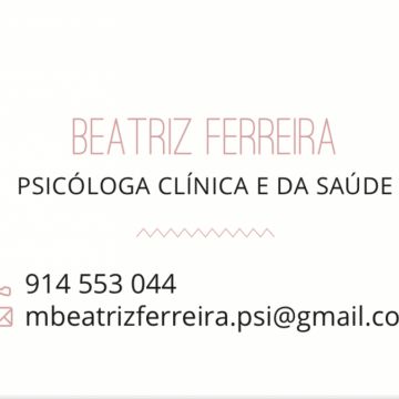 Beatriz Ferreira - Lisboa - Psicologia e Aconselhamento