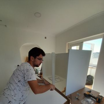 A.Dias - Lagos - Construção de Parede Interior