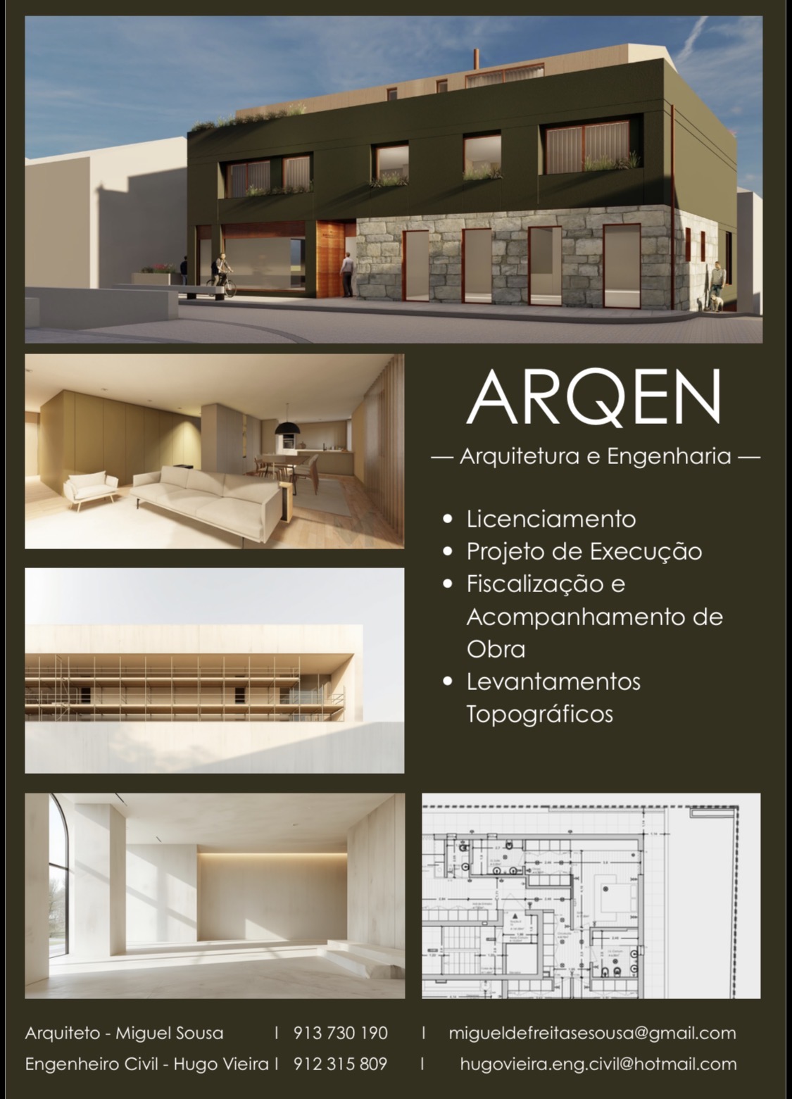 Arqen - Castelo de Paiva - Servicios arquitectónicos