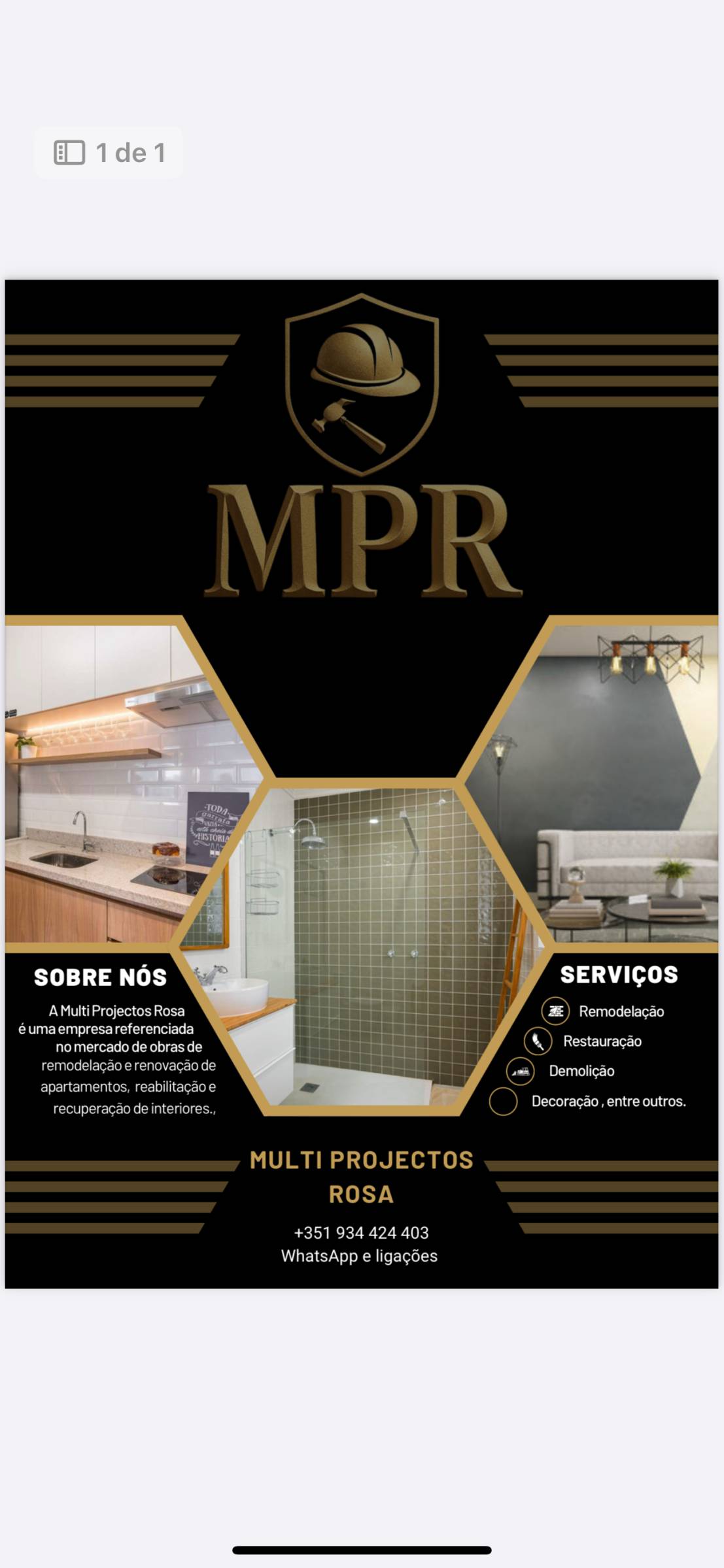 MPR - Multi Projectos Rosa - Sintra - Remodelação de Cozinhas