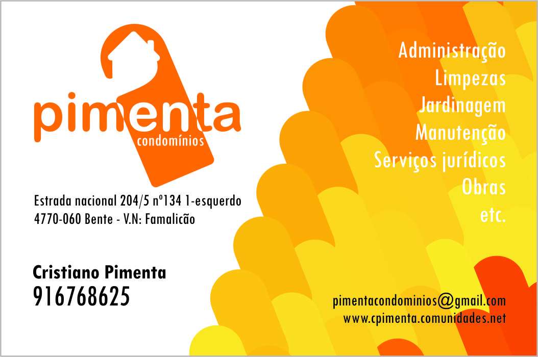 Pimenta Condomínios - Vila Nova de Famalicão - Administración de bloques de pisos