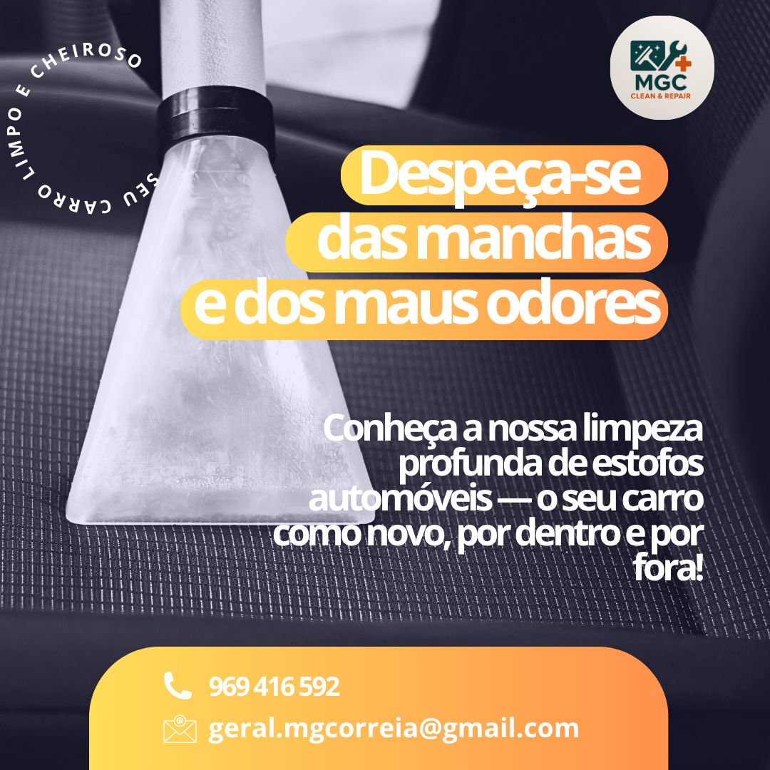 MGC Remodelações e Limpeza - Barreiro - Limpeza de Estofos e Mobília