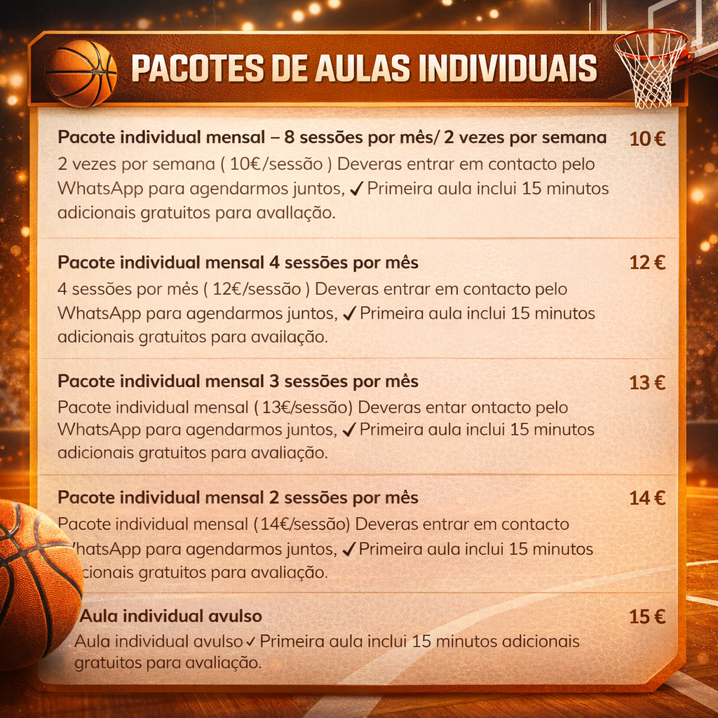 Boost BaskeT.I.O - Sesimbra - Cours de sport