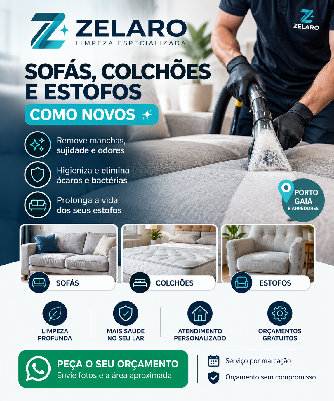 ZELARO - Limpeza Especializada - Vila Nova de Gaia - Grundstücksreinigung