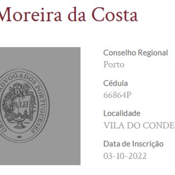 Rui Moreira da Costa - Vila do Conde - Abogados especialistas en impuestos