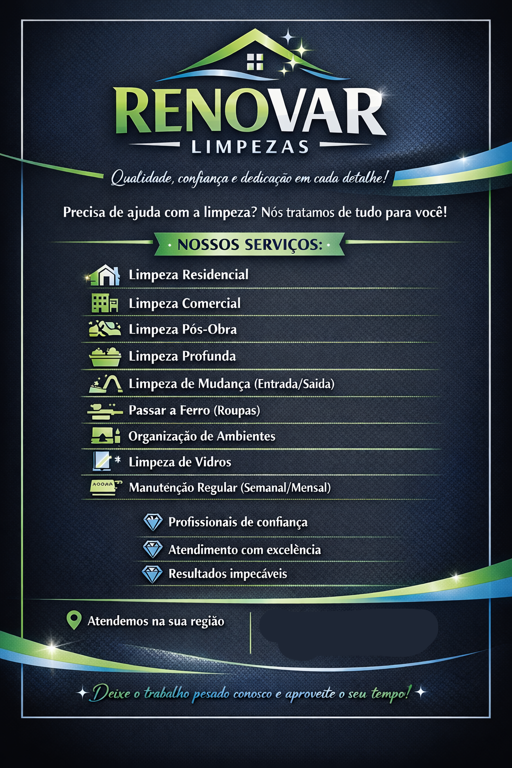 Renovar limpeza - Valença - Limpeza a Fundo