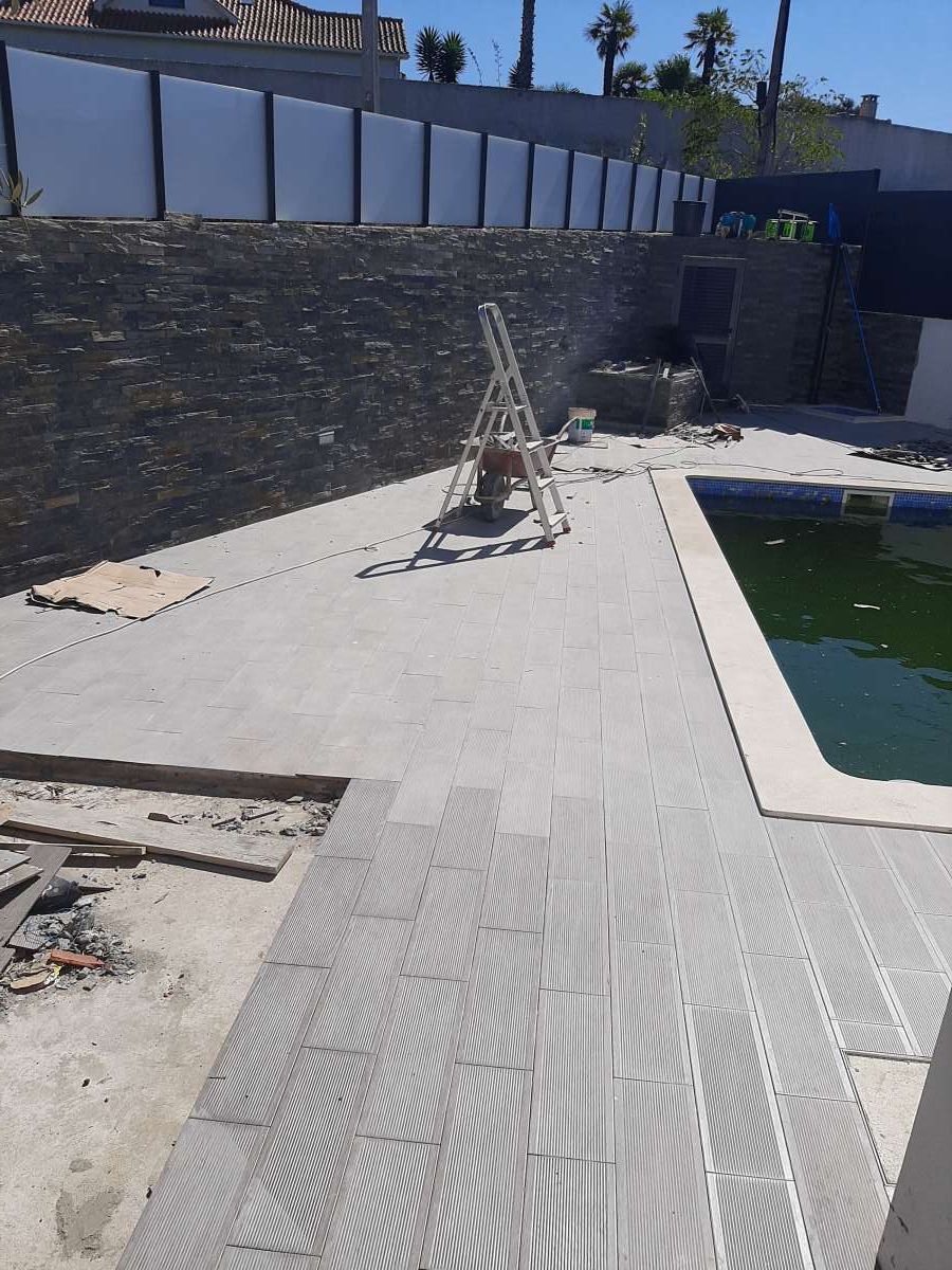 Gil Vaz - Mafra - Nivellement de surfaces en béton