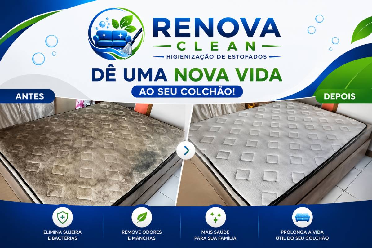 RENOVA CLEAN | Higienização de Estofados - Caldas da Rainha - Limpeza de Colchão