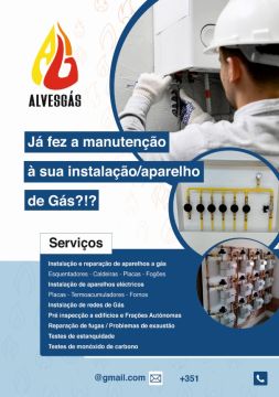 AlvesGás - Sesimbra - Reparação ou Manutenção de Caldeira