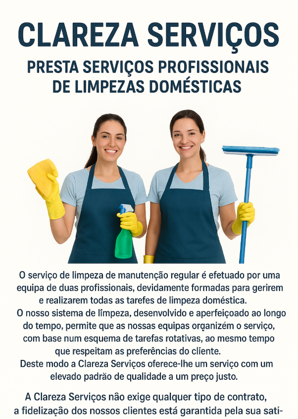 Clareza Servicos - Vila do Conde - Limpeza de Persianas