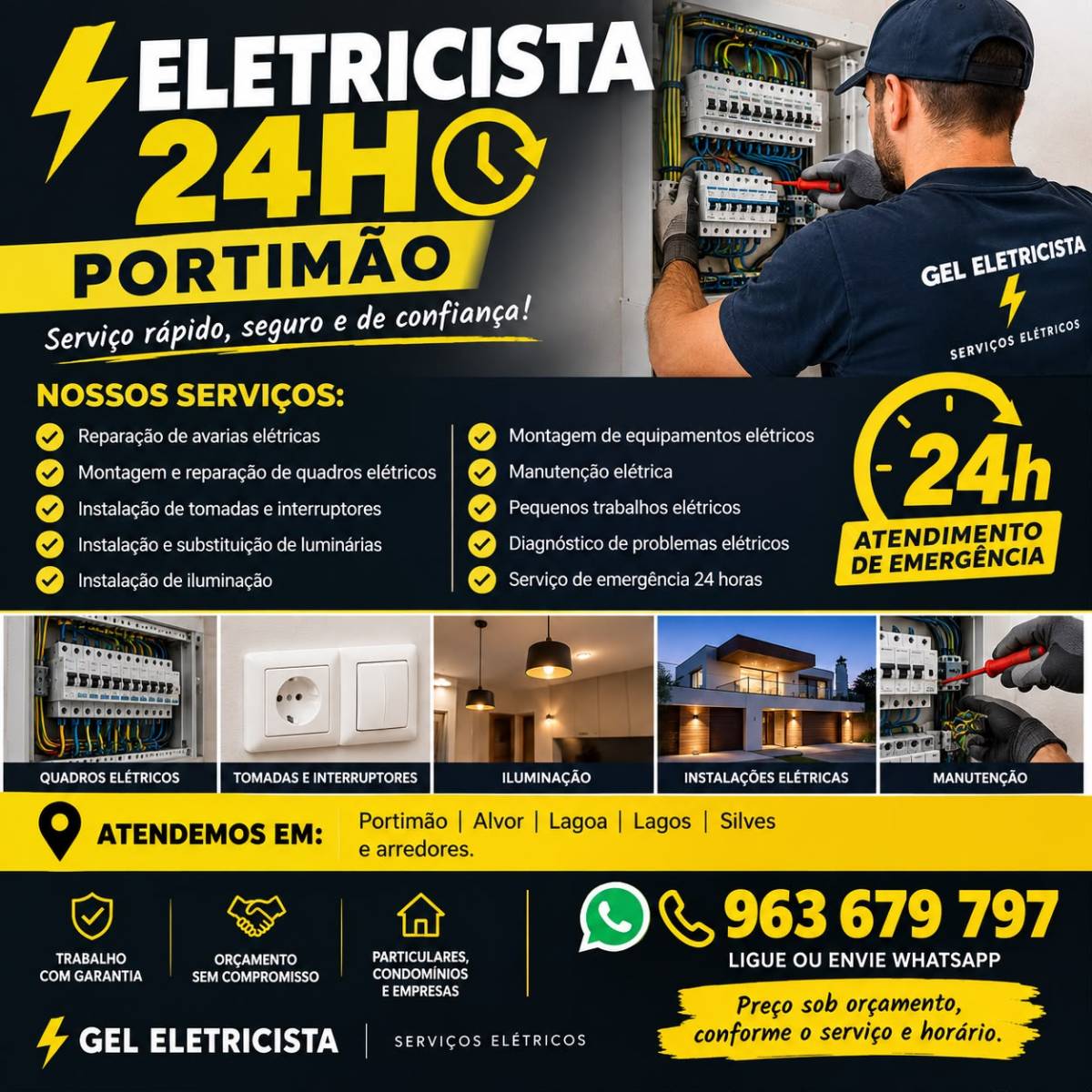 Georgenes Luis Eletricista - Portimão - Instalación de lámparas