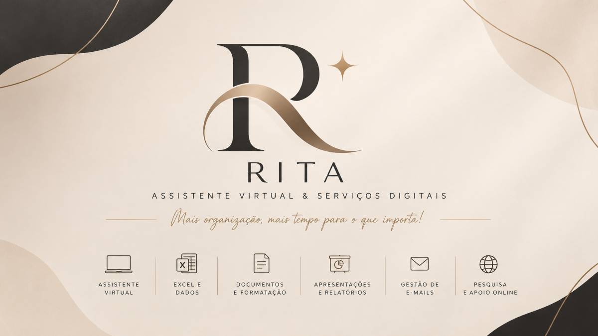 Rita | Assistente Virtual - Coimbra - Web Design