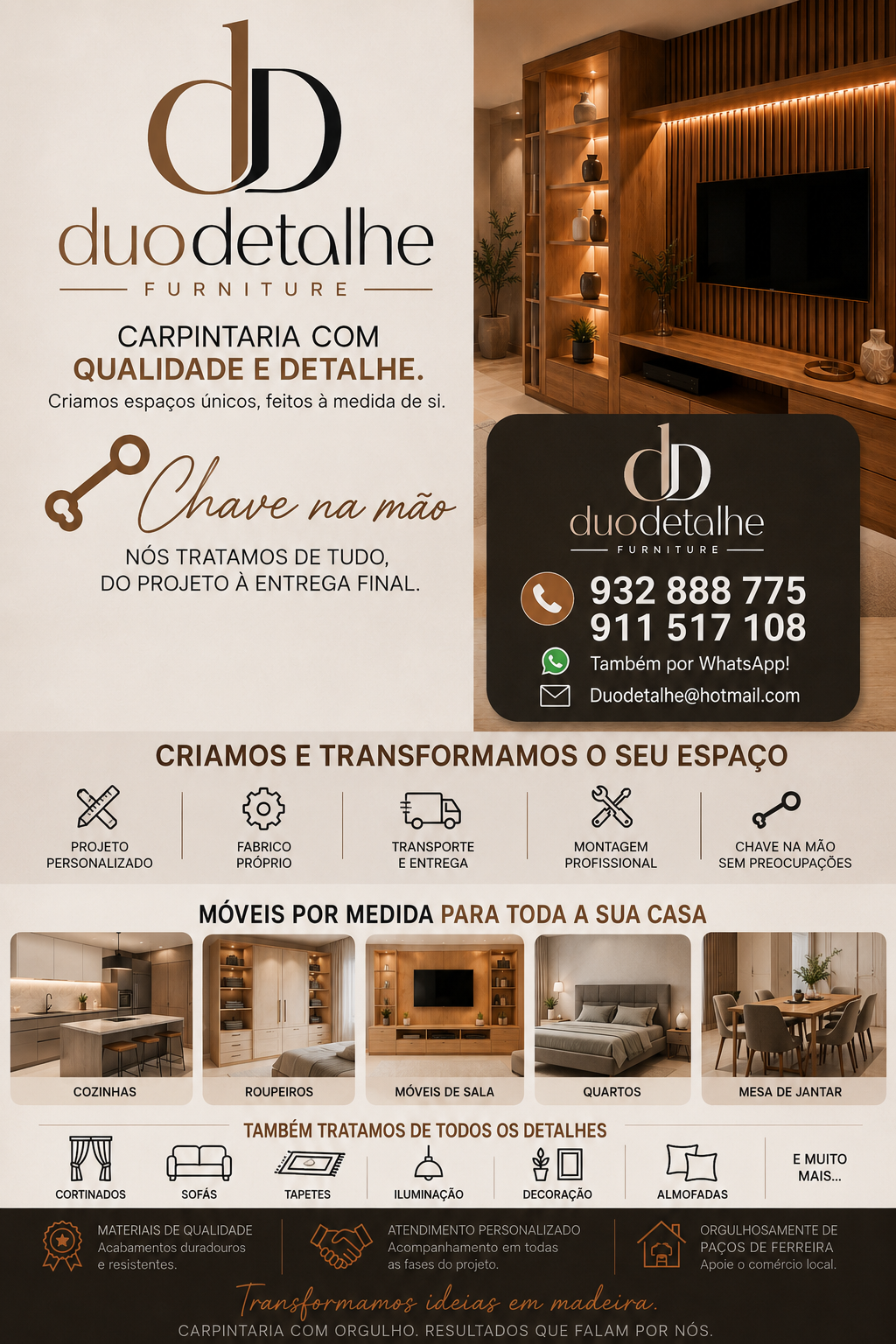 Duodetalhe - Paços de Ferreira - Remodelación de armarios