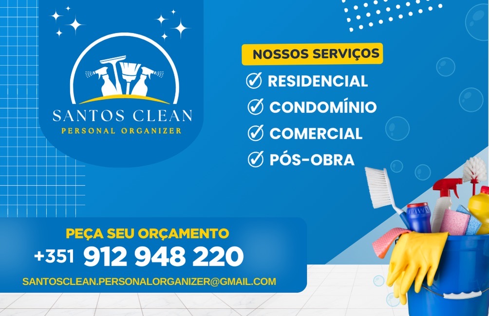 Santos clean - Seixal - Organização da Casa
