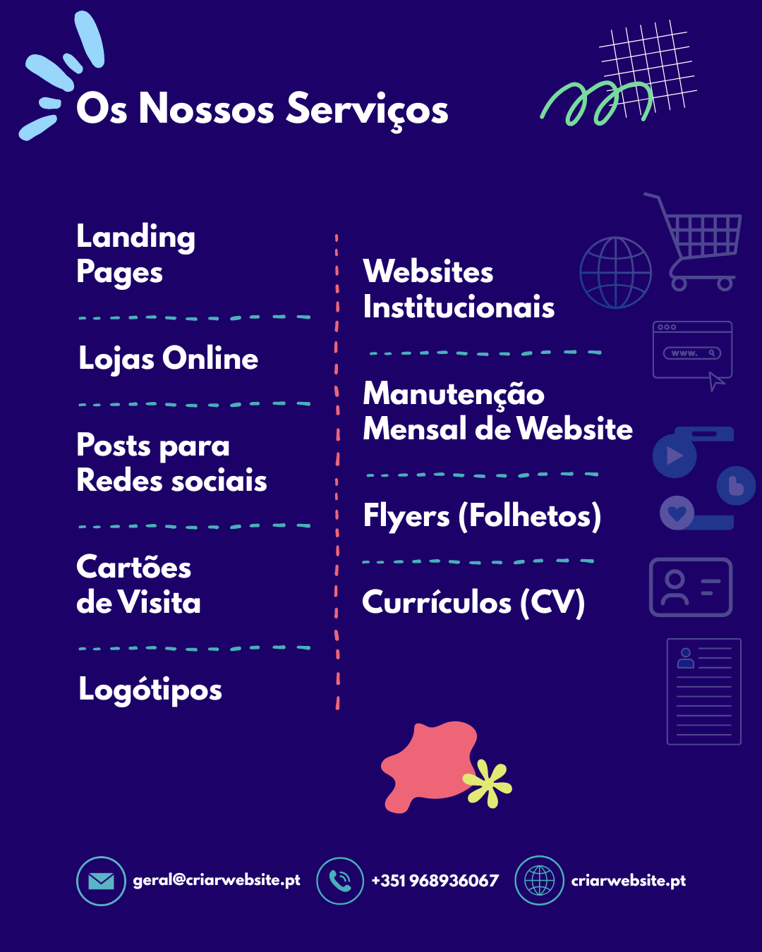 Criar Website - Santiago do Cacém - Graphic Design