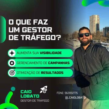 Caio Lobato - Gestor de tráfego - Lisboa - Digitales Marketing