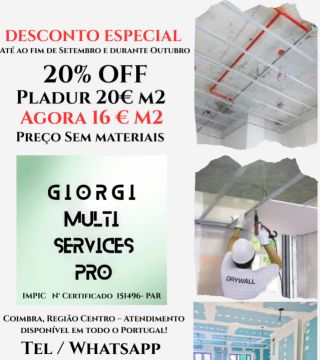 GIORGI Multi Services Pro - Coimbra - Partición de habitaciones