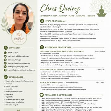 Chris Queiroz - Coimbra - Yoga Pré-natal