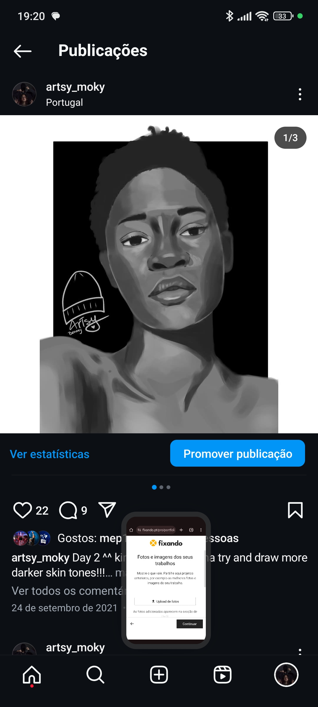 Mónica (MOKY) - Almada - Caricature