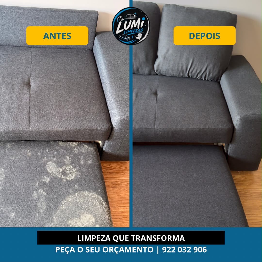 Lumi Limpezas - Vila Nova de Gaia - Nettoyage de tissus d’ameublement et de mobilier